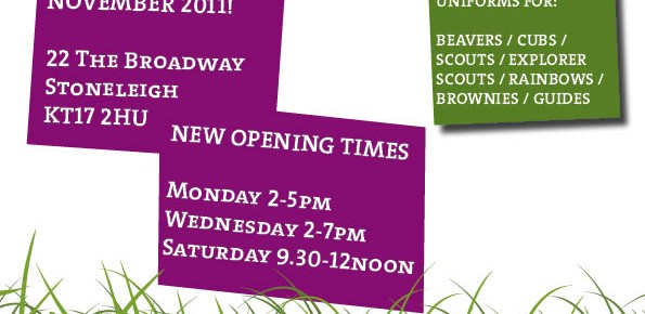 Shop Opening Flier